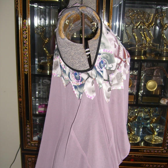 NWT LIPSY ROSE PRINT SEQUIN TOP US6 UK10 - Picture 3 of 8